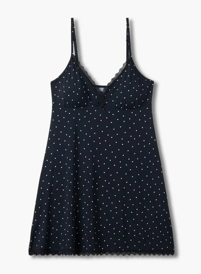 Splash FAV Slip Dress Sleeveless Lace Trim